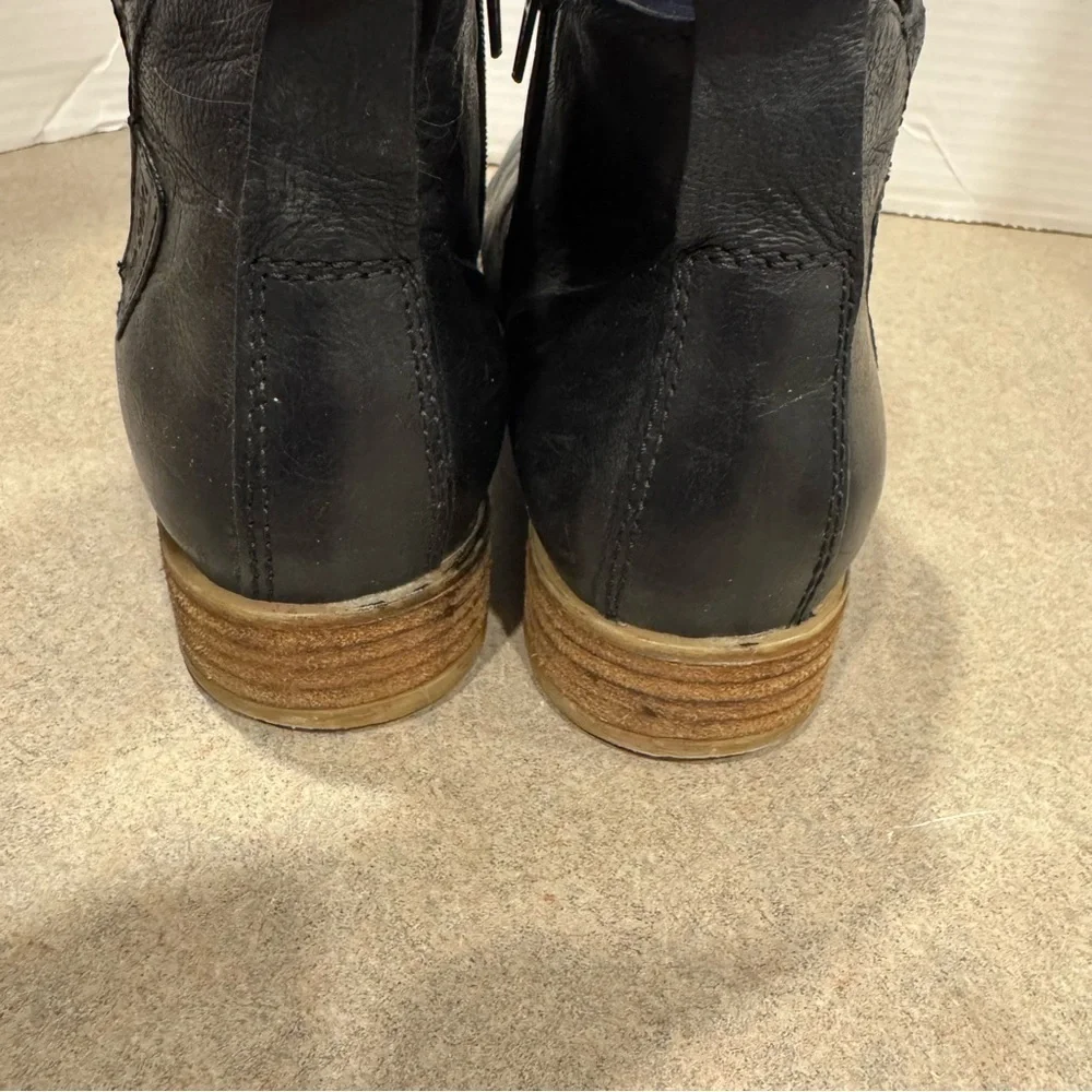 Josef Seibel Sienna 45 Women’s Chelsea Black Leather Ankle Booties 40 (US 9-9.5)